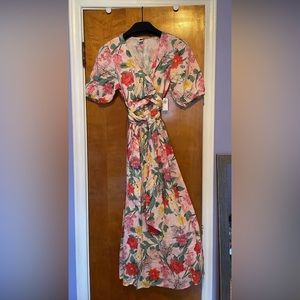 Old Navy Women’s floral linen blend Dress size M